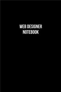 Web Designer Notebook - Web Designer Diary - Web Designer Journal - Gift for Web Designer
