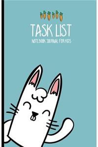 Task List Notebook Journal For Kids