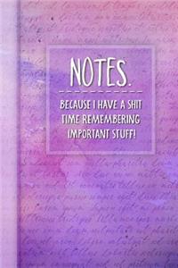 Notes