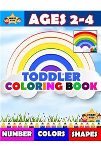 Toddler Coloring Books Numbers Colors Shapes