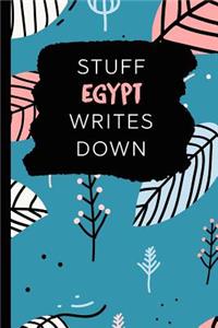 Stuff Egypt Writes Down