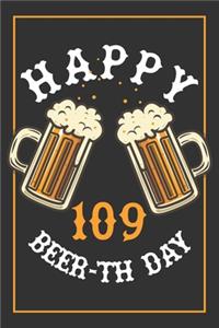 109th Birthday Notebook