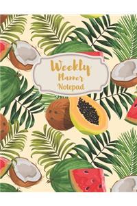 Weekly Planner Notepad
