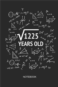1225 Years Old Notebook
