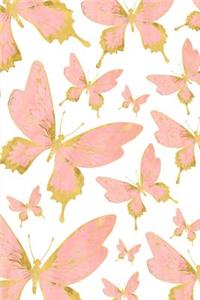 Pink Butterfly Notebook