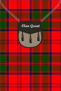 Clan Grant Tartan Journal/Notebook
