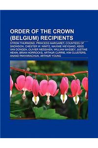 Order of the Crown (Belgium) Recipients