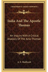 India and the Apostle Thomas