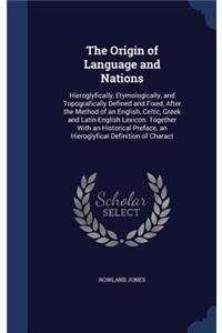 The Origin of Language and Nations