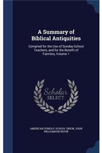A Summary of Biblical Antiquities