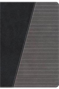 NKJV, The Modern Life Study Bible, Leathersoft, Black/Gray, Thumb Indexed