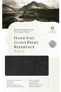 Hand Size Giant Print Reference Bible-HCSB