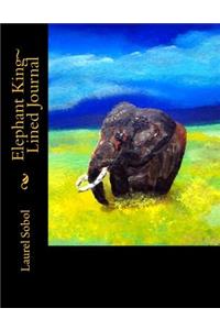 Elephant King Lined Journal