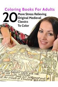 20 More Stress Relieving Original Medieval Classics To Color