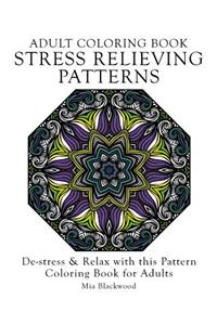 Adult Coloring Book Stress Relieving Patterns