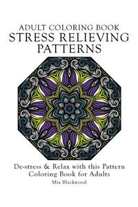 Adult Coloring Book Stress Relieving Patterns