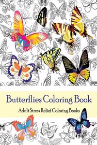 Butterflies Coloring Book (Adult Coloring Books)