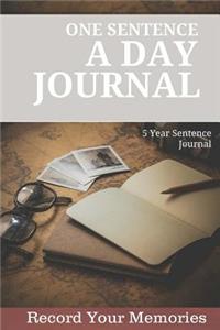 One Sentence a Day Journal