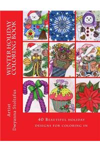 Winter Holiday Coloring Book