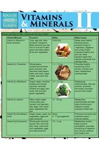 Vitamins & Minerals II (Speedy Study Guides