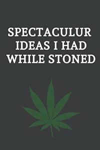 Spectacular Ideas I Had While Stoned