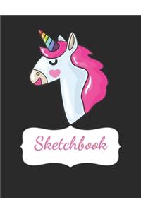 My Cute Unicorn Sketch Book