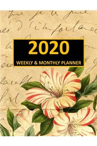 2020 Planner Weekly And Monthly