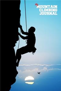 My MOUNTAIN CLIMBING JOURNAL DOT GRID STYLE NOTEBOOK