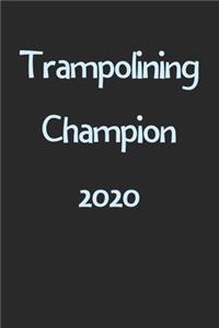 Trampolining Champion 2020