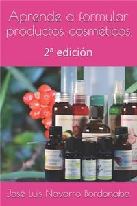 Aprende a formular productos cosméticos