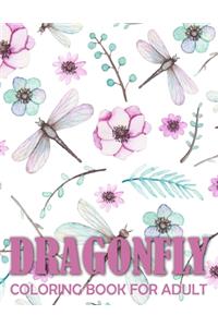 dragonfly coloring books for adult