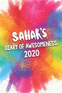 Sahar's Diary of Awesomeness 2020