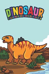Dinosaur Coloring Books For Kids Ages 4-8