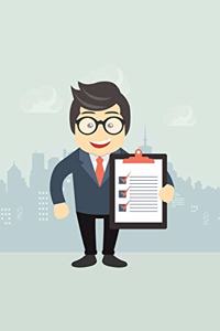 Man Standing and Holding Checklist Document