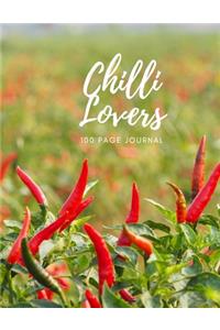 Chilli Lovers 100 page Journal