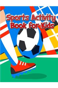 sports activity book for kids