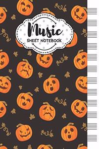 Music Sheet Notebook
