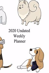 2020 Undated Weekly Planner