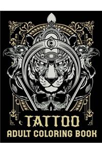 Tattoo Adult Coloring Book