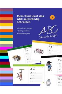 Mein Kind lernt das ABC selbständig schreiben