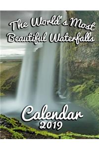 The World's Most Beautiful Waterfalls Calendar 2019
