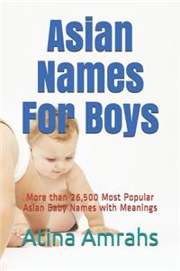 Asian Names For Boys