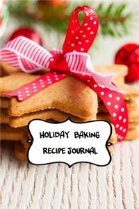 Holiday Baking Recipe Journal