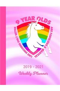2019 - 2021 Weekly Planner