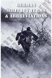 Vocabulary of German Military Terms and Abbreviations