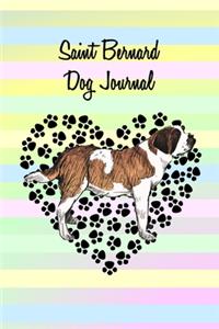 Saint Bernard Dog Journal