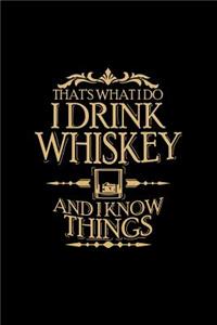 That's What I Do I Drink Whiskey and I Know Things