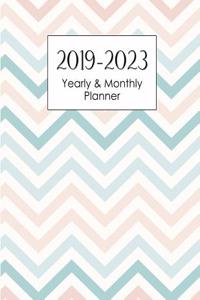 2019-2023 Yearly and Monthly Planner