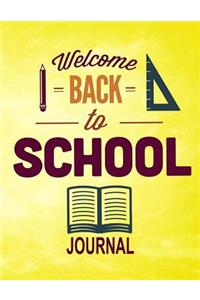 Welcome Back To School Journal