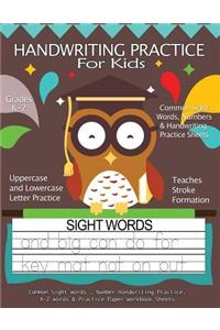 Handwriting Practice For Kids